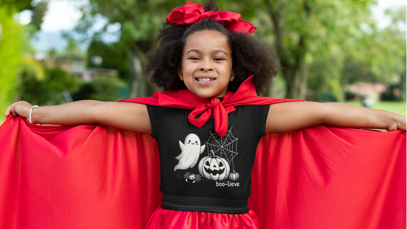 Boo-lieve Halloween Kids Tee