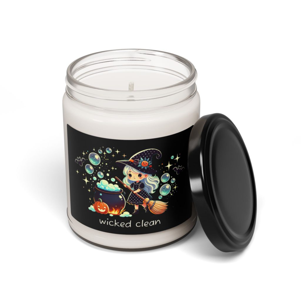 "Wicked Clean" Scented Soy Candle – 9oz 