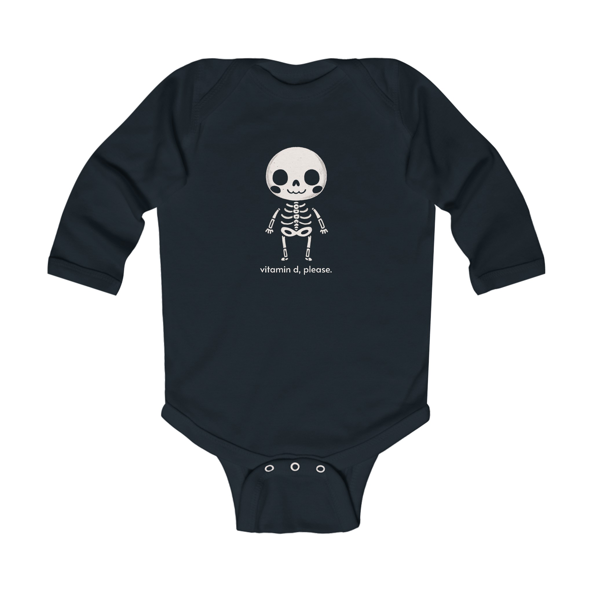 Infant Skeleton Long Sleeve Bodysuit