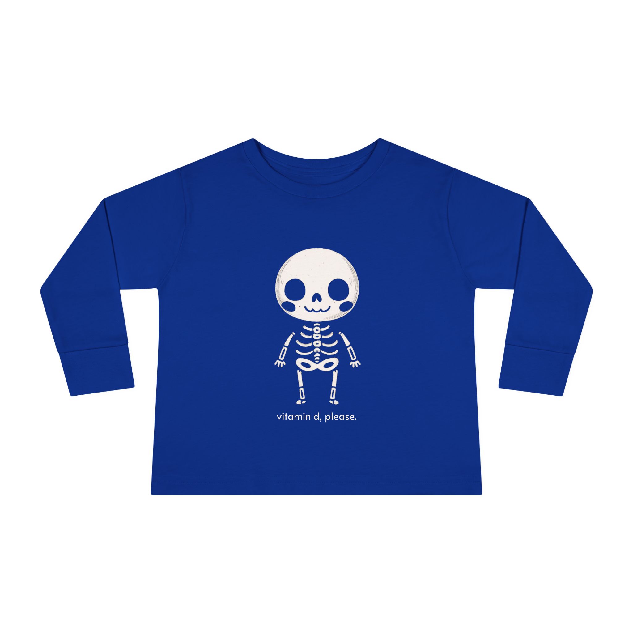 Toddler Halloween Skeleton Long Sleeve Tee