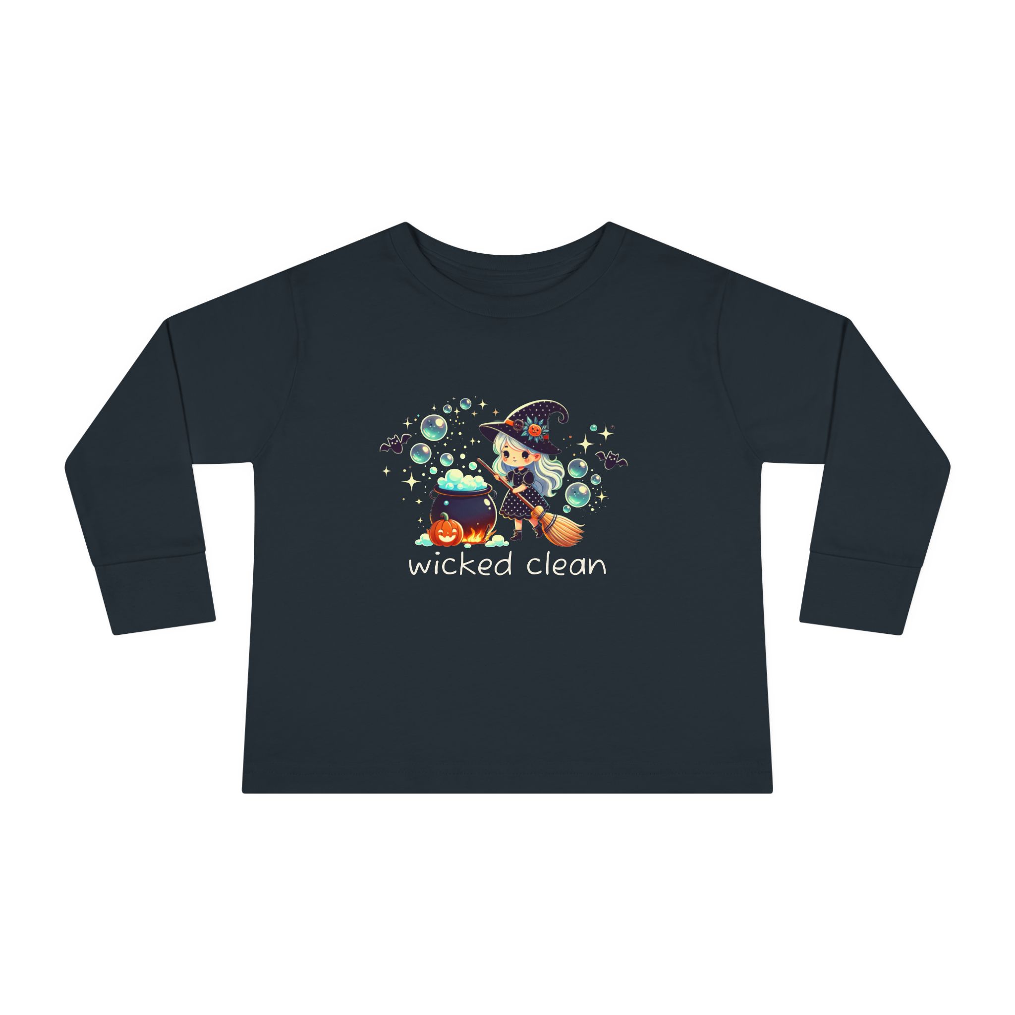 "Wicked Clean" Toddler Long Sleeve Tee