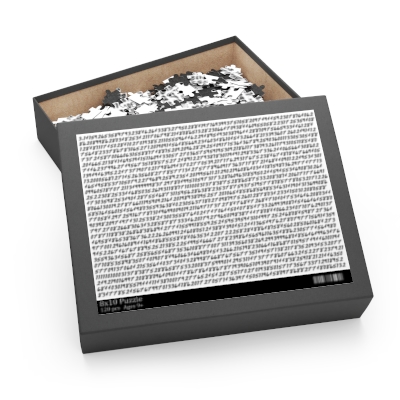 Infinite Pi Puzzle: Explore the Infinite with Our 1009 Decimal Places of Pi Puzzle (120 Pieces)-image